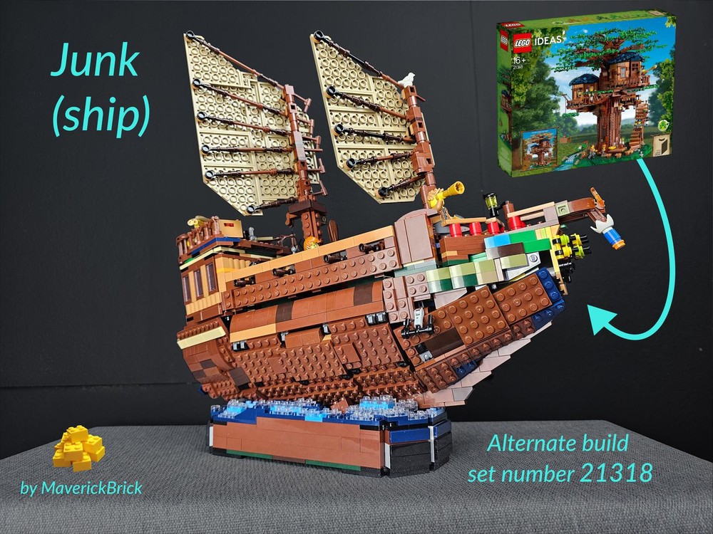 Lego Junk (ship) 21318 "Tree House" alternate build