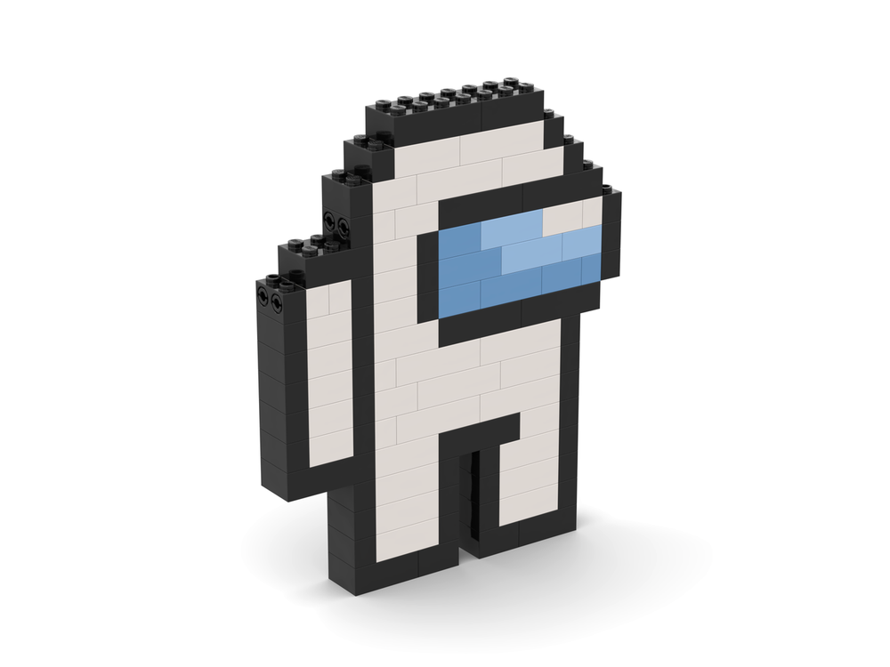 Lego Among Us White Crewmate