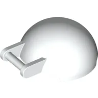 Windscreen 4 x 4 x 1 2/3 Canopy Half Sphere with Handle / White