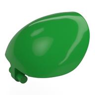 Lego Large Figure Shoulder Cover, Armor, Round, Smooth with Bar / Bright Green