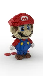Super Mario Large minifigure 75cm high (Mega Mario)