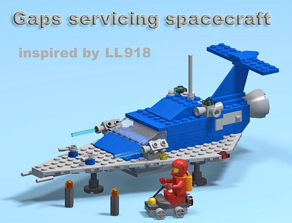 Lego Gaps servicing spacecraft