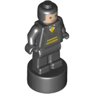 Minifig Trophy Statuette, Hufflepuff Student, Light Nougat Face Print