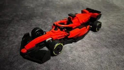 Red Formula 1 car