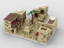 Desert Village Extension | build from 7 different mocs