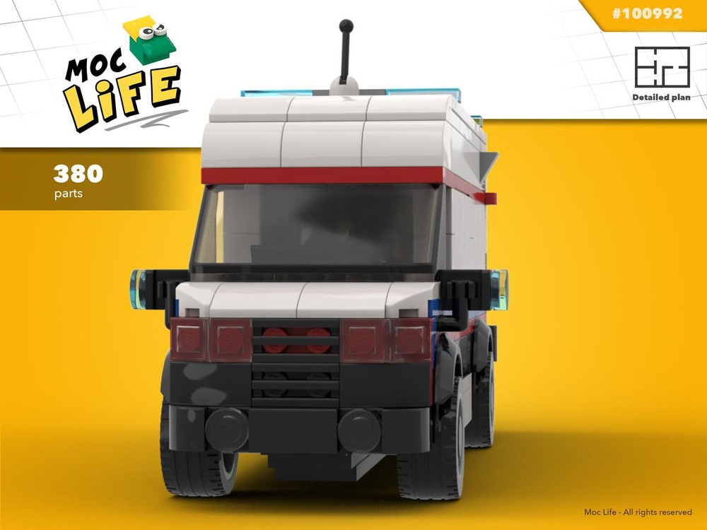 Lego Mercedes Sprinter Poland ambulance