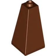 Brick Sloped 75° 2 x 2 x 3 Double Convex / Reddish Brown
