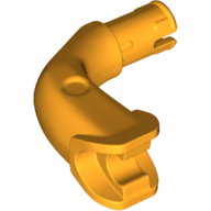 Lego Arm, with Pin, Clip (No Hand) / Bright Light Orange