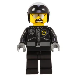 Bad Cop / Good Cop with Wide Angry Mouth