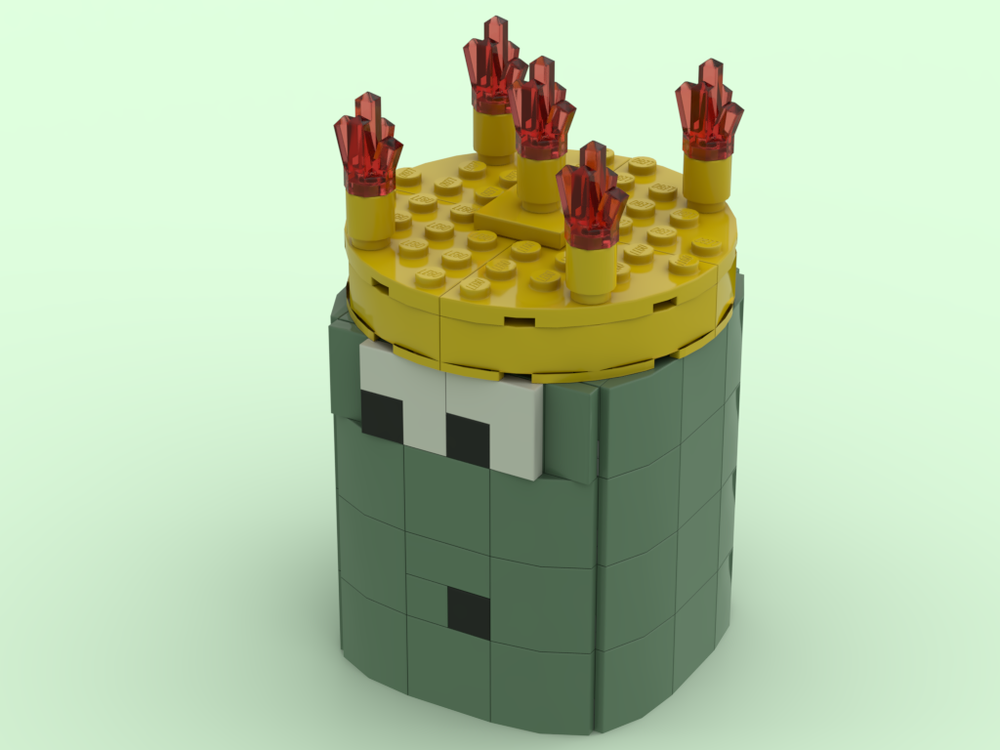 Lego Alien King's Head