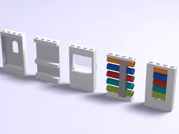 Modular living container -> walls and windows