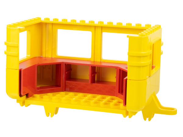Lego Fabuland Caravan Body with Red Countertops
