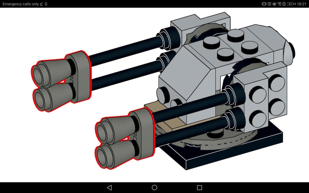 Lego Anti aircraft gun
