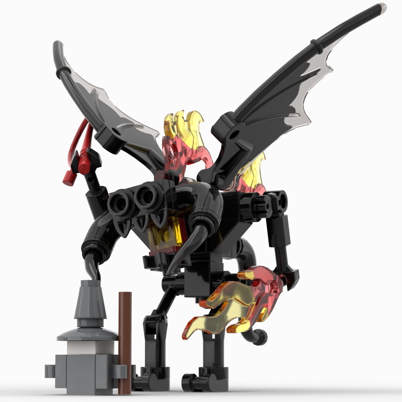 Lego Gandalf vs the Balrog