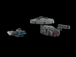 Mini Enterprise + Stardestroyer