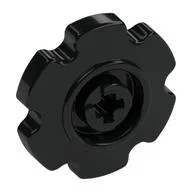Technic Tread Sprocket Wheel Small 6 Tooth / Black