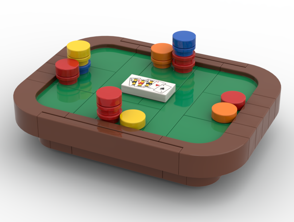 Lego Poker table