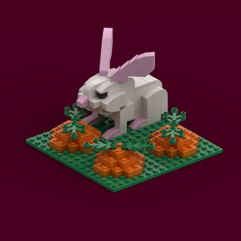 Lego Bunny with Carrots