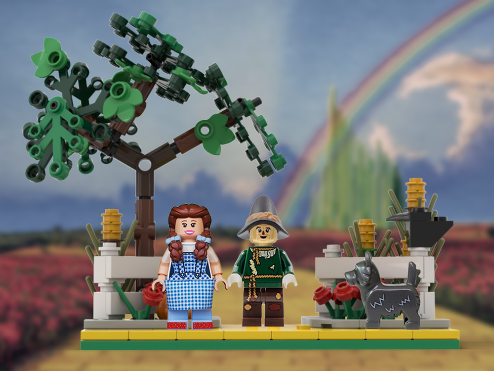 Lego Scarecrow - Yellow Brick Road