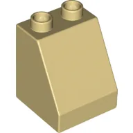 Duplo Brick 2 x 2 x 2 Slope / Tan