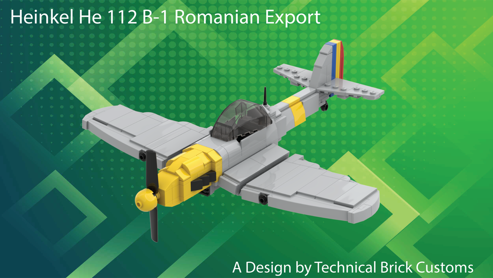 Lego Heinkel He 112 B-2 Romanian Export