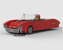 Red convertible