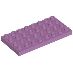 Duplo Plate 4 x 8 / Medium Lavender