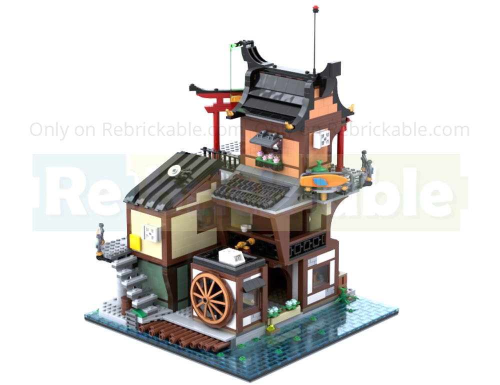 Lego NINJAGO city Inner corner V2