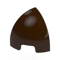Brick Round Curved 1 x 1 x 1 Quarter Dome / Dark Brown