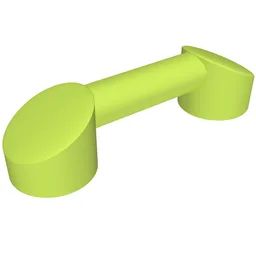 Bar 1 x 3 (Radio Handle, Phone Handset) / Lime