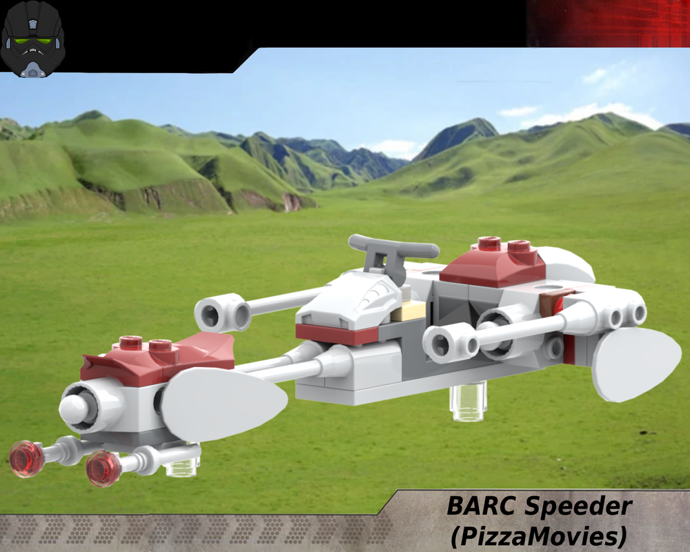 Lego BARC Speeder (Classic-style, PizzaMovies)