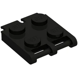 Scala, Plate Special 2 x 2 with End Bar and End Clips (Human Bracelet Segment)