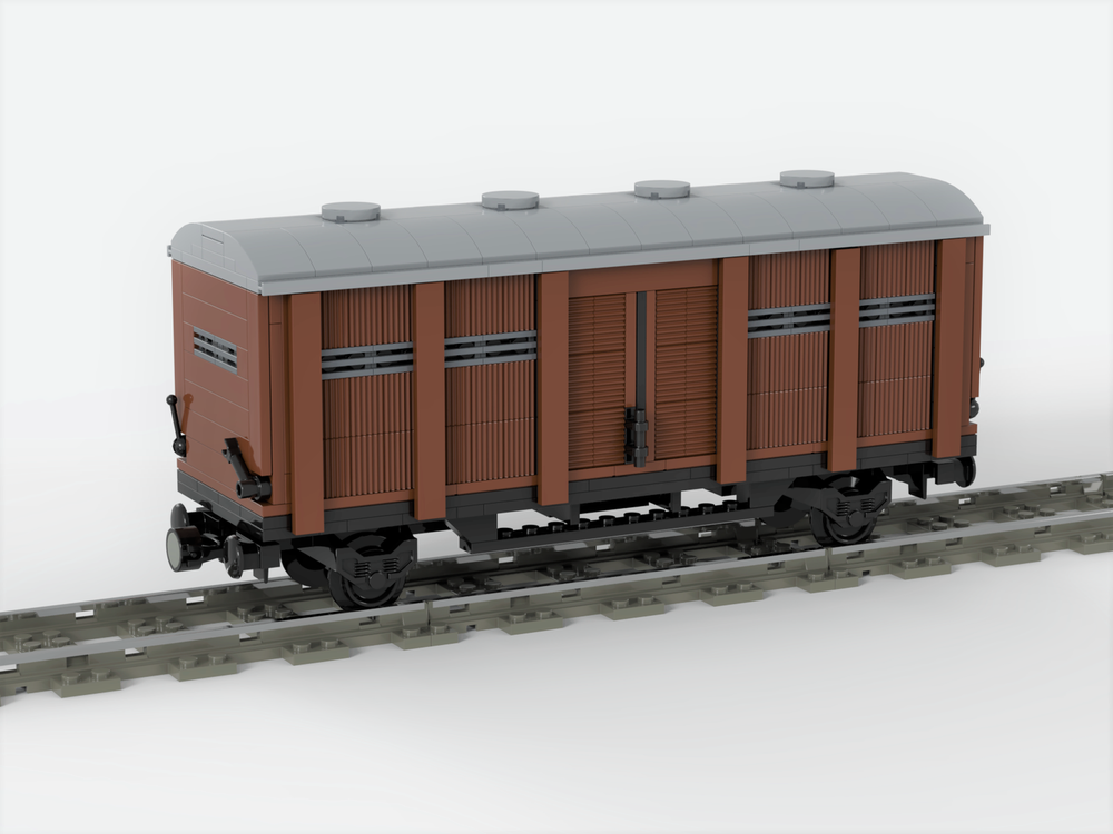 Lego Boxcar / Ordinary Covered Wagon – 2-axles
