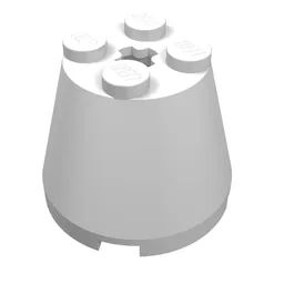 Cone 3 x 3 x 2 / White