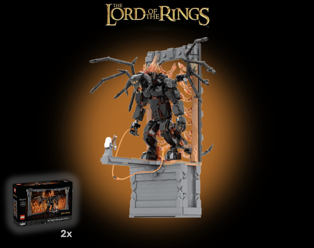 Lego Gandalf vs the Balrog on the bridge of Khazad-dûm ALTERNATE BUILD - LOTR