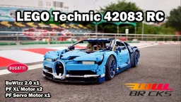 [RC] LEGO Technic 42083 Bugatti Chiron with BuWizz 2.0