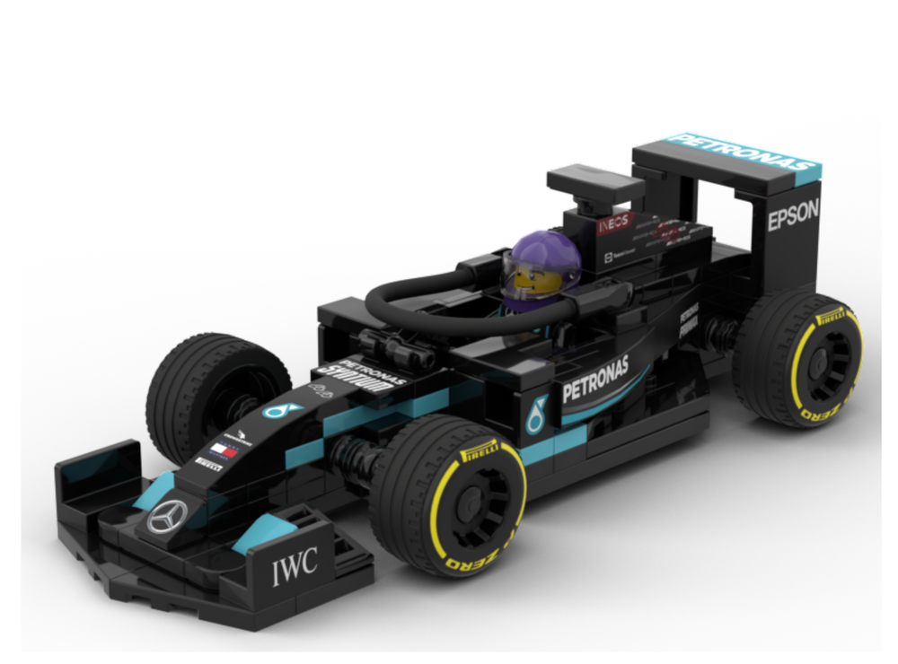 Lego 2021 Mercedes W12 Formula One F1 Car