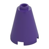 Lego Cone 2 x 2 x 2, Open Stud / Dark Purple