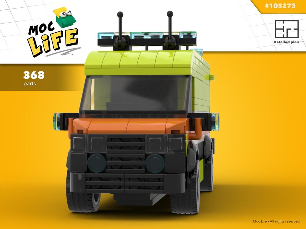 Lego Mercedes Sprinter Switzerland sanitat feuerwehr