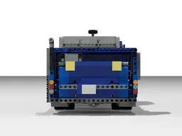 Rear-engine low-entry truck