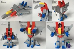 Transformable Lego Starscream