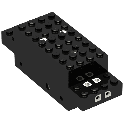 Lego Motor, Train, 4.5V 12 x 4 x 3 1/3 Type II / Black