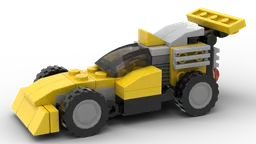 Yellow indy racer