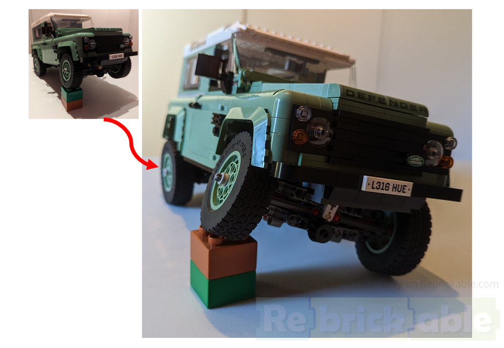 Lego 10317 Land Rover Defender Suspension Improvements
