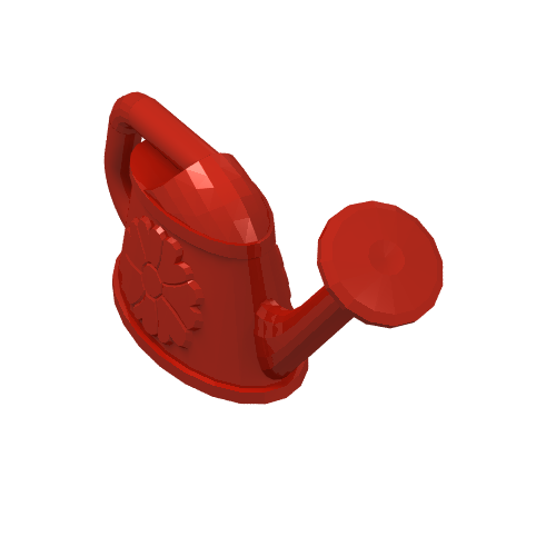 Lego Fabuland, Equipment Watering Can / Red