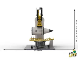 Rolls-Royce test airplane engine base