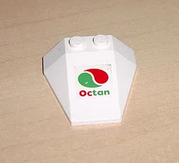 Wedge 4 x 4 Triple without Stud Notches with Octan Logo Pattern (Sticker)