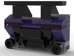 60408 purple muscle car rear bumper 1