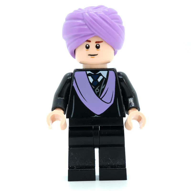 Lego Professor Quirinus Quirrell (Voldemort), Medium Lavender Turban, Black Suit
