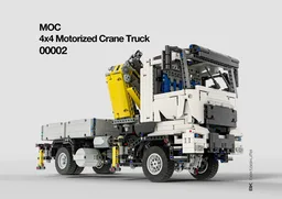 4x4 Motorized Crane Truck